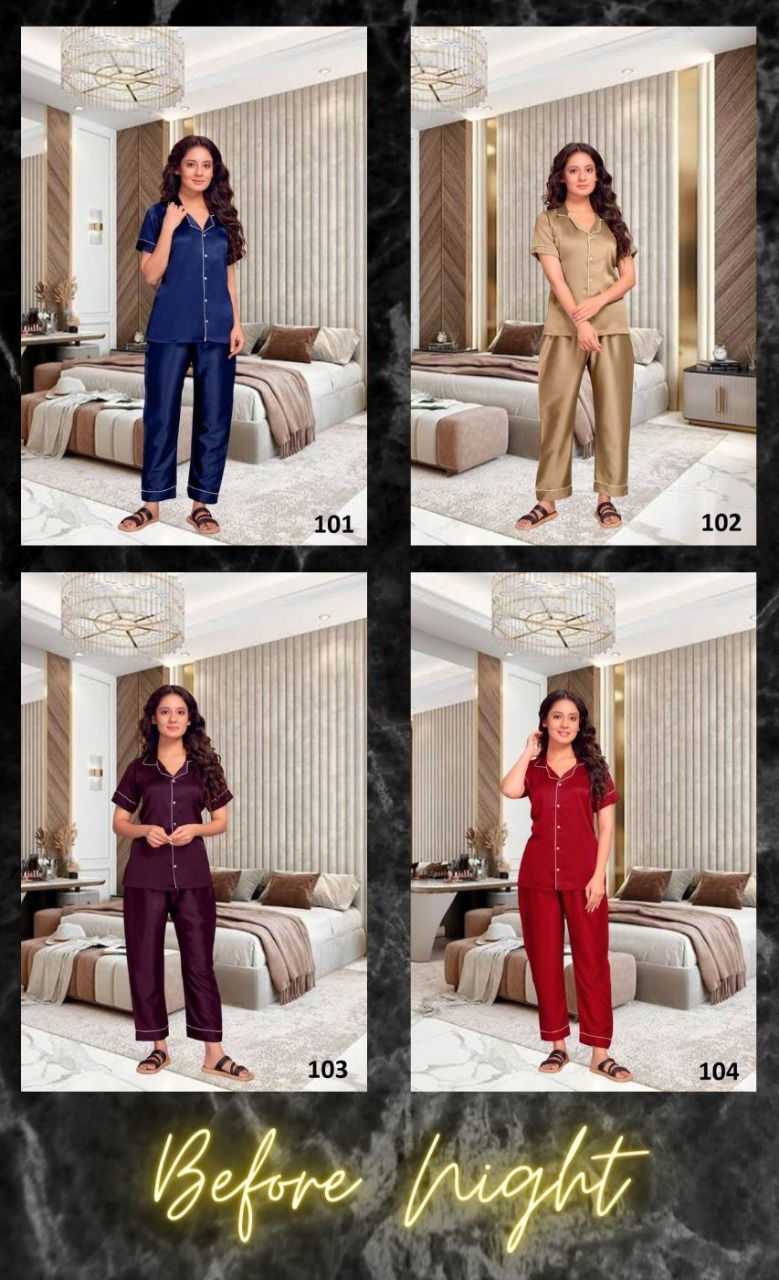 Night Dress Casual Daily Wear Wholesale Night Suits